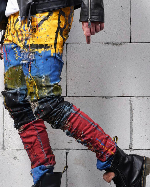 Hand Painted Jeans