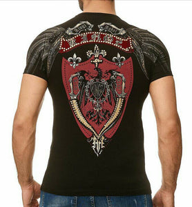 Sword Printed Black T-Shirt